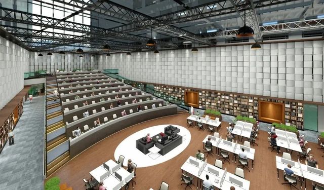 Malatya'da bölgenin en büyük kütüphanesinde sona gelindi