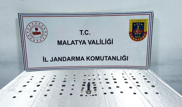 Malatya'da tarihi eser operasyonunda 2 kişi gözaltına alındı