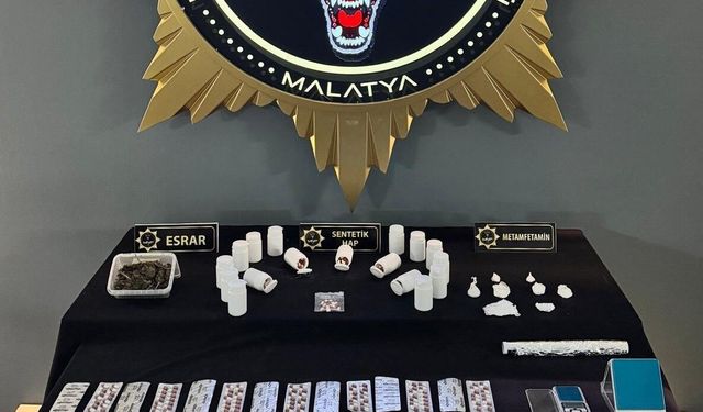 Uyuşturucuya ağır darbe: Malatya’da 13 kişi tutuklandı