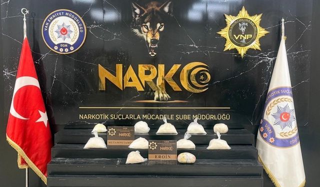 Van'da 10 kilo 720 gram uyuşturucu madde yakalandı
