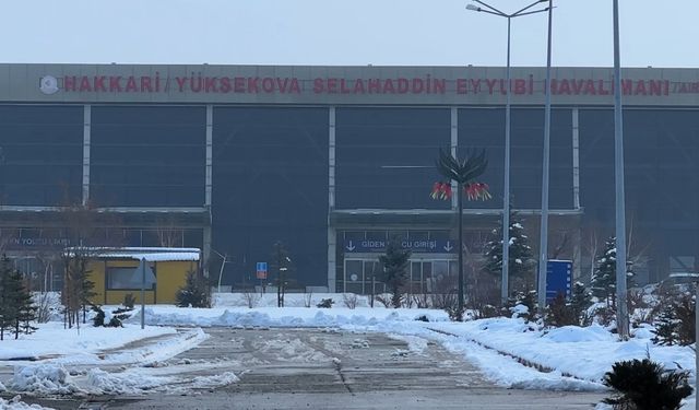Yüksekova'da olumsuz hava koşulları ulaşımı felç etti