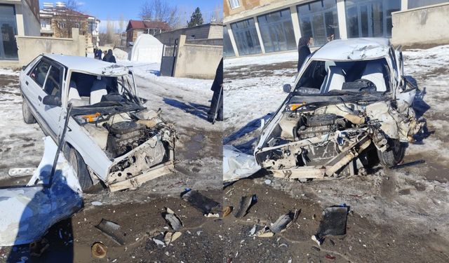 Ahlat’ta trafik kazası: 1 Yaralı