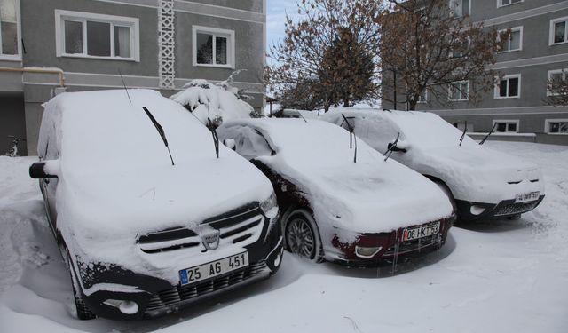 Ahlat’ta kar etkili oldu: 22 köy yolu ulaşıma kapandı