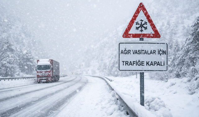 Bitlis’te kar tedbiri: Baykan-Bitlis yolunda ağır vasıta kısıtlaması