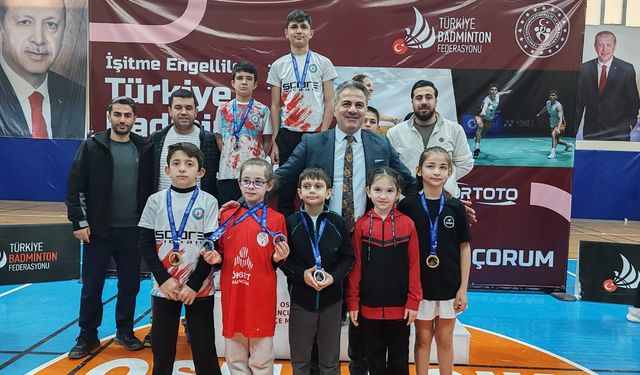 Bitlisli işitme engelli sporculardan Türkiye Şampiyonası’nda 4 madalya