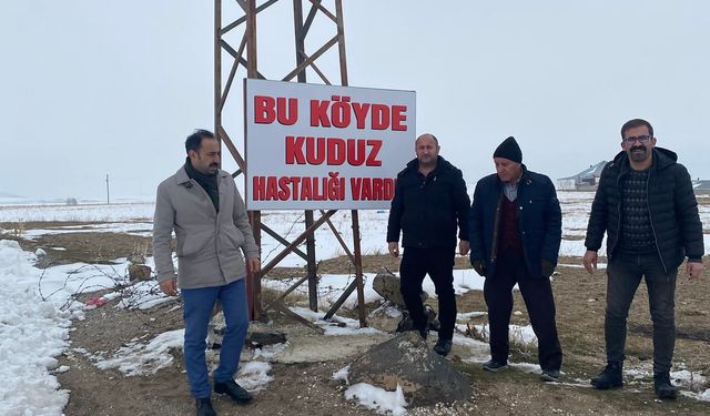 Adilcevaz'da bir köy kuduz nedeniyle karantinaya alındı