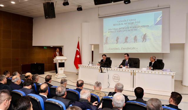 Bitlis’te 2026 yılının ilk koordinasyon toplantısı yapıldı
