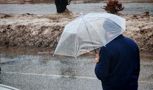 Bitlis ve ilçelerinde kış ortasında yağmur yağışı etkili oldu