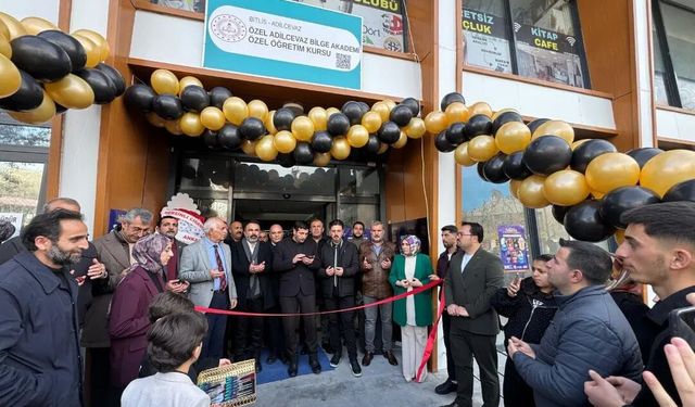 Adilcevaz’da yeni bir eğitim merkezi açıldı