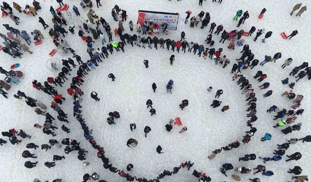 Beyaza bürünen Muş’ta Kar Festivali’nden görsel şölen