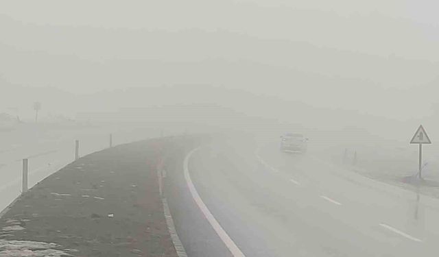 Bingöl'de yoğun sis etkili oldu