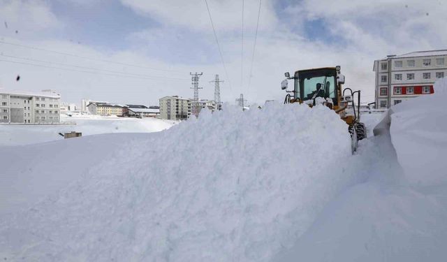 Bitlis’te ekipler yoğun kar mesaisinde
