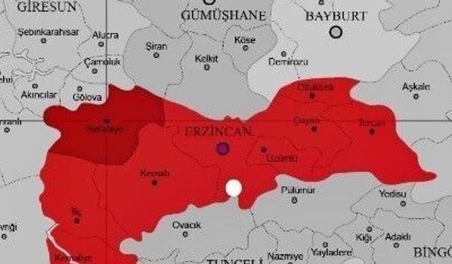 Erzincan Kemah’ta korkutan deprem