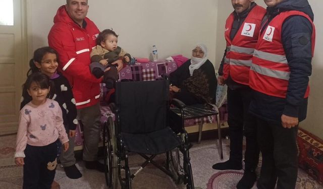 Kızılay’dan gazi eşine hayat kolaylaştıran destek