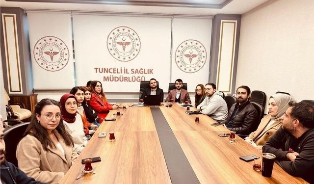 Tunceli’de sağlık personeline mesleki eğitim desteği