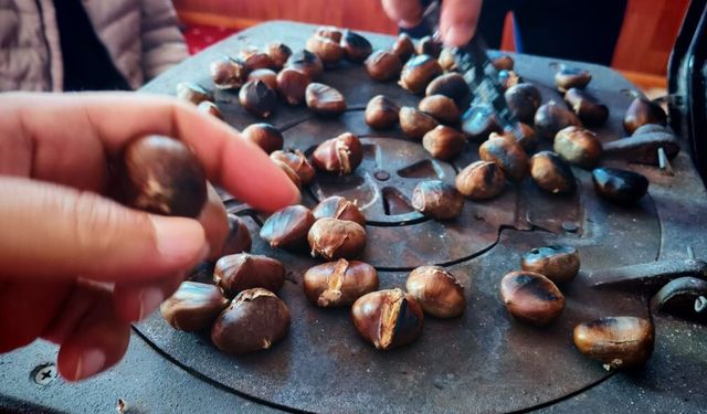 Sobada kestane keyfi kış akşamlarını ısıtıyor