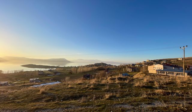 Yelkenli Köyü’nde harika gün batımı