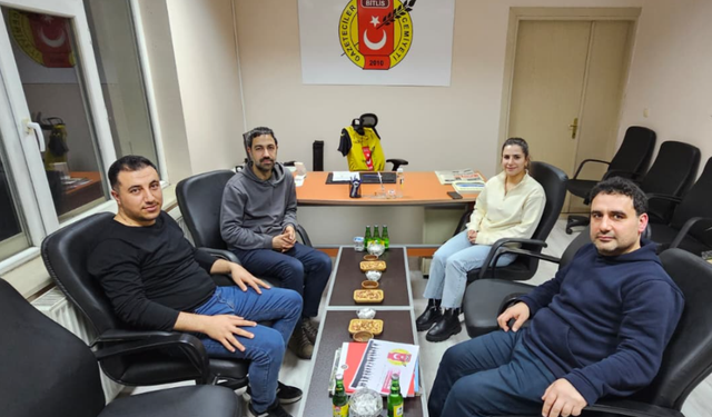 SHUDER’den Bitlis Gazeteciler Cemiyeti’ne ziyaret