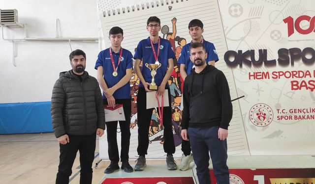 Tatvan Hüseyin Çelik Anadolu Lisesi masa tenisinde Türkiye finallerinde