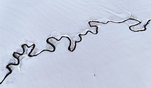 Nazik Köyü Menderesi’nden hayranlık uyandıran görüntü