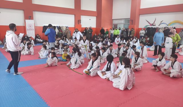 Tatvan’da taekwondo kuşak töreni düzenlendi