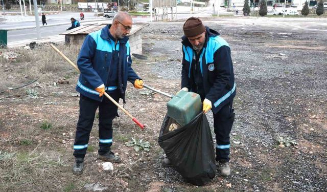 Battalgazi'de cadde ve sokaklarda temizlik çalışması yapıldı