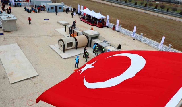 Elazığ’da afetlere hazırlık: Yeni eğitim parkurunda ilk tatbikat yapıldı