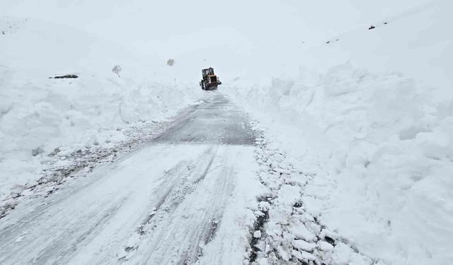 Hakkari'de 13 köy ve 32 mezra yoluna ulaşım sağlanamıyor