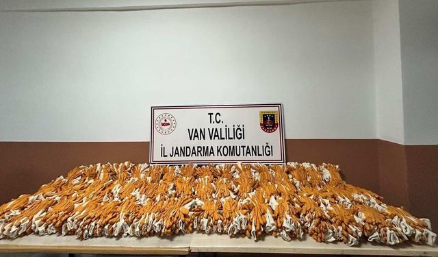 Van'da gümrük kaçağı malzeme yakalandı