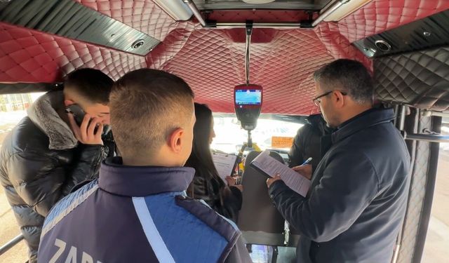 Yüksekova'da yolcu taşımacılığına sıkı denetim