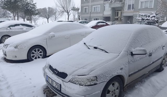 Ahlat’ta kar yağışı: 11 köy yolu ulaşıma kapandı