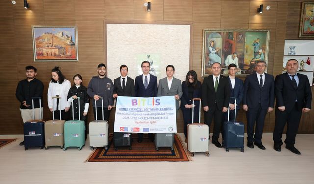 Bitlisli özel gereksinimli öğrenciler Erasmus+ ile Prag’a gidiyor