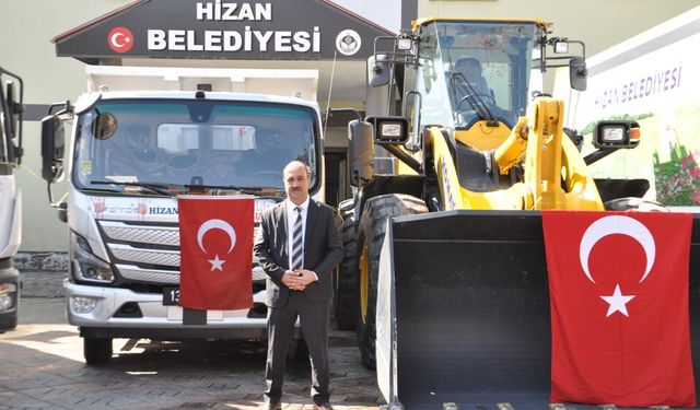 Hizan Belediyesi araç filosunu güçlendirdi