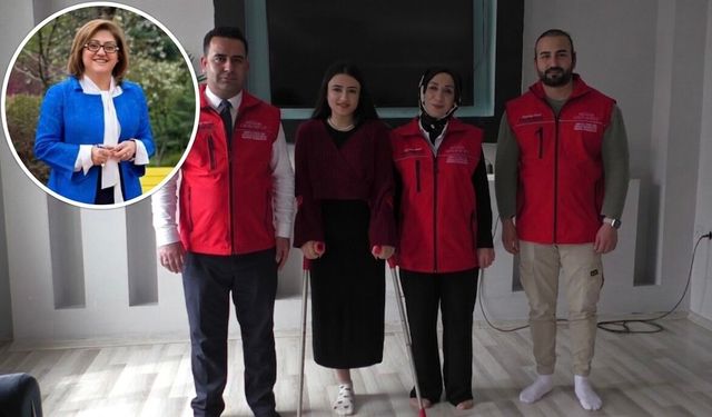 Protez umudu arayan Tatvanlı gence Fatma Şahin’den destek