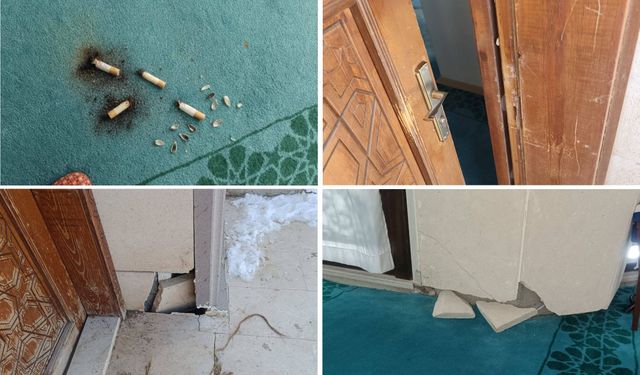 Adilcevaz’da Fatih Camii’ne yapılan zarar tepki çekti