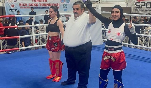 Tatvanlı sporculardan kickboksta Türkiye başarısı
