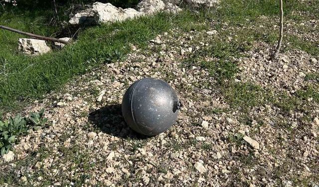 Elazığ'da köylülerin bulduğu cisim paniğe neden oldu