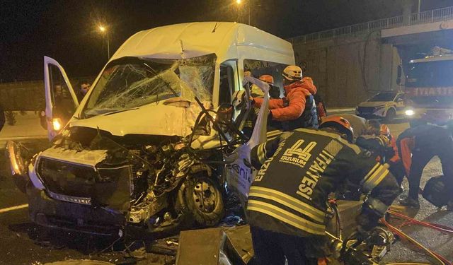 Erzurum'da zincirleme kazada 5 kişi yaralandı