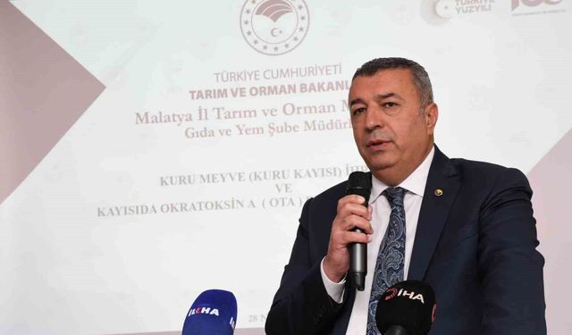 Malatya'da kayısıda pestisit ve okratoksin uyarısı yapıldı