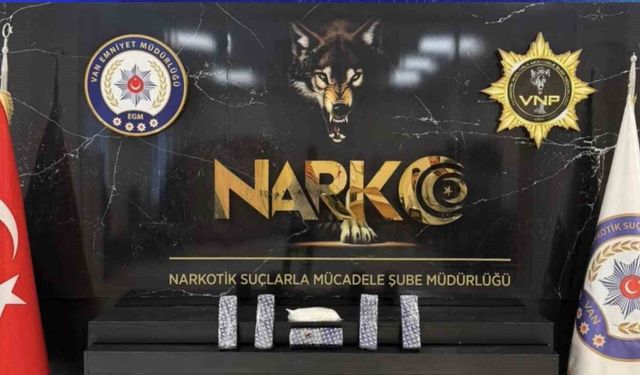 Van'da 4 kilo 260 gram eroin yakalandı