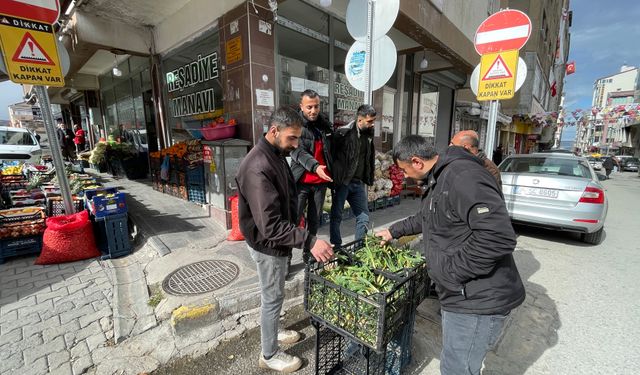 Tatvan’da çiriş otu tezgahlarda yerini aldı