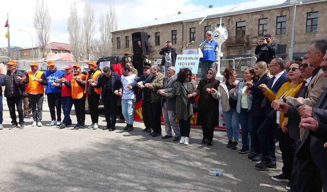 Ardahan'da 1 Mayıs Emek ve Dayanışma Günü coşkuyla kutlandı