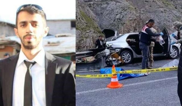 Çukurca’da kontrolden çıkan araç takla attı: 1 ölü, 3 yaralı