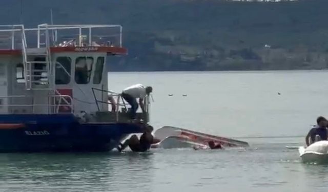 Elazığ’da deniz bisikleti faciası ucuz atlatıldı: 2 kişi sağ kurtarıldı
