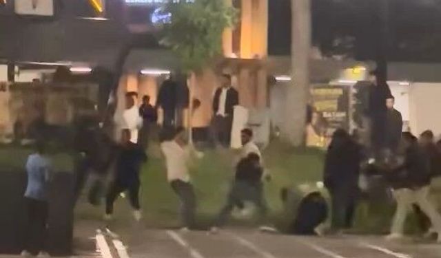Elazığ'da iki grup arasında tekmeli yumruklu kavga çıktı