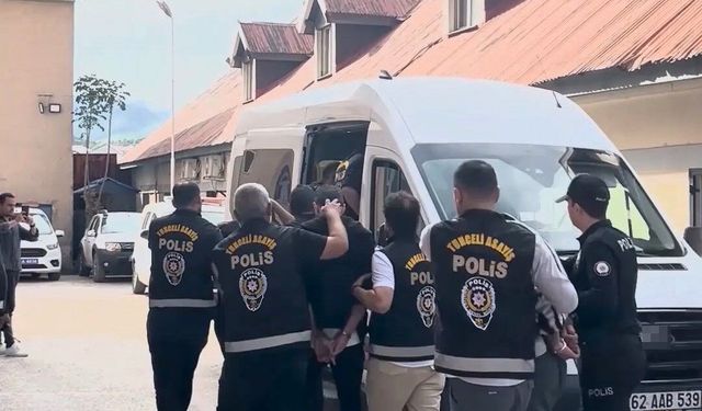Tunceli'de 100 milyonluk vurgun yapan şebekeye darbe: 8 gözaltı