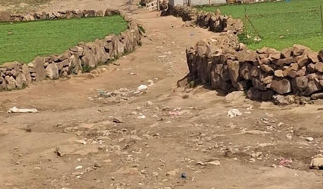 Kışın tahrip ettiği köy yollarında bakım seferberliği