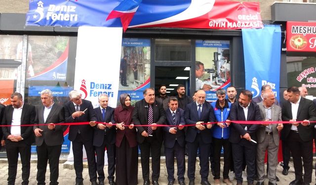 Bitlis’te Deniz Feneri’nden Geçici Giyim Mağazası