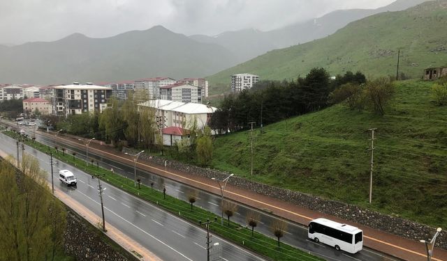 Bitlis’te sağanak yağış hayatı olumsuz etkiledi
