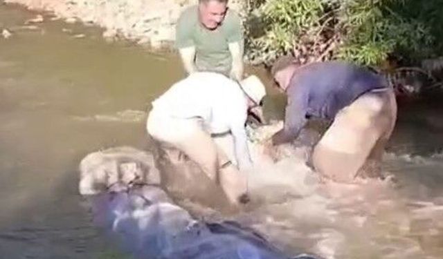 Su sıkıntısına karşı kum torbalı önlem
